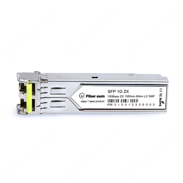 Sixnet FSFIBER-SFP-60K Compatible 100Base-ZX 60KM 1550nm SMF DOM 100-Megabit SFP Transceiver Module